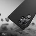 Miniatyrbillede 7 af 8: Etteri silikoneetui med mikrofiberforing til Samsung Galaxy S25 Ultra - Svart