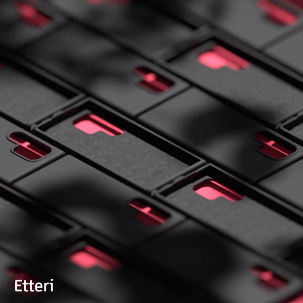 Etteri silikoneetui med mikrofiberforing til Samsung Galaxy S25 Ultra - Svart