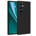 Miniatyrbillede 2 af 8: Etteri silikoneetui med mikrofiberforing til Samsung Galaxy S25 Ultra - Svart