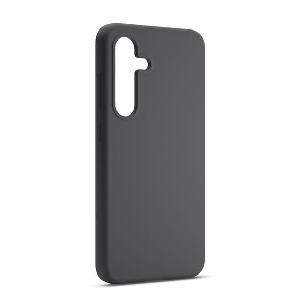 Etteri silikoneetui med mikrofiberforing til Samsung Galaxy S25 Plus - Svart
