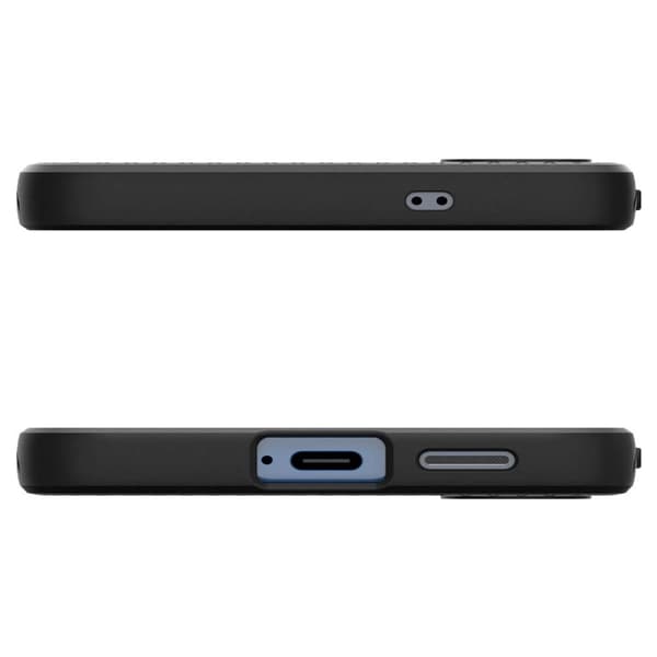 Spigen Liquid Air-etui til Samsung Galaxy S25 - Mat Svart
