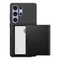 Miniatyrbild 2 av 3: Spigen Slim Armor CS Case med kortfack och stötdämpande skydd till Samsung Galaxy S25 Ultra - Svart