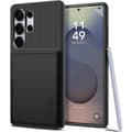 Miniatyrbild 1 av 3: Spigen Slim Armor CS Case med kortfack och stötdämpande skydd till Samsung Galaxy S25 Ultra - Svart
