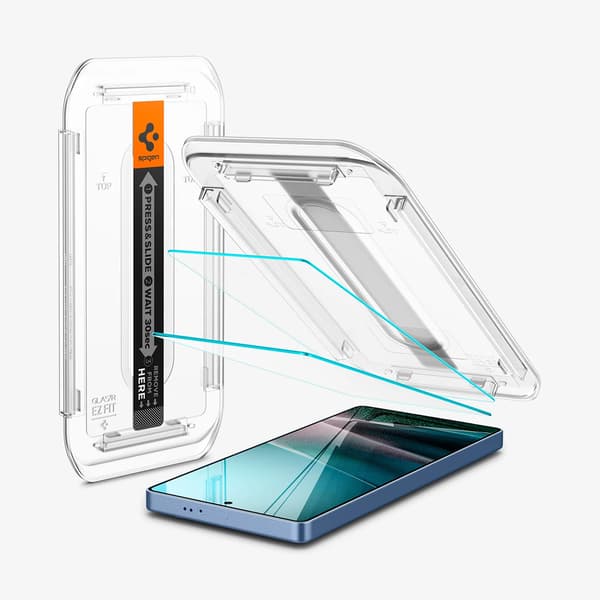 Spigen Glas.tR EZ FIT karkaistu näytönsuoja Samsung Galaxy S25 Ultra -puhelimelle
