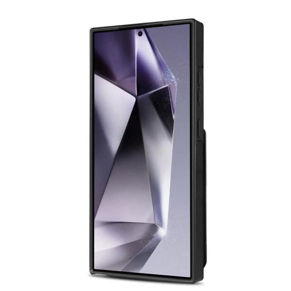 Kortinpidike ja jalusta magnet - Samsung Galaxy S24 Ultra - Svart kanssa - Svart