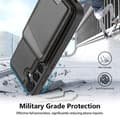 Miniatyrbillede 5 af 6: Kortholder og stativ med magnet til Samsung Galaxy S25 - Svart