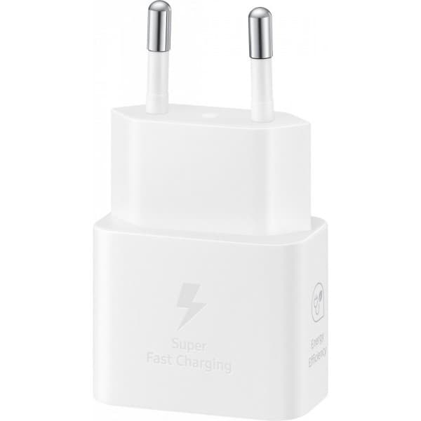 Samsung 25W USB-C GaN vægoplader, hvid