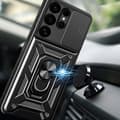 Miniatyrbilde 3 av 4: Bakdeksel med kamerabeskyttelse og mobilring for Samsung Galaxy S25 Ultra - Svart