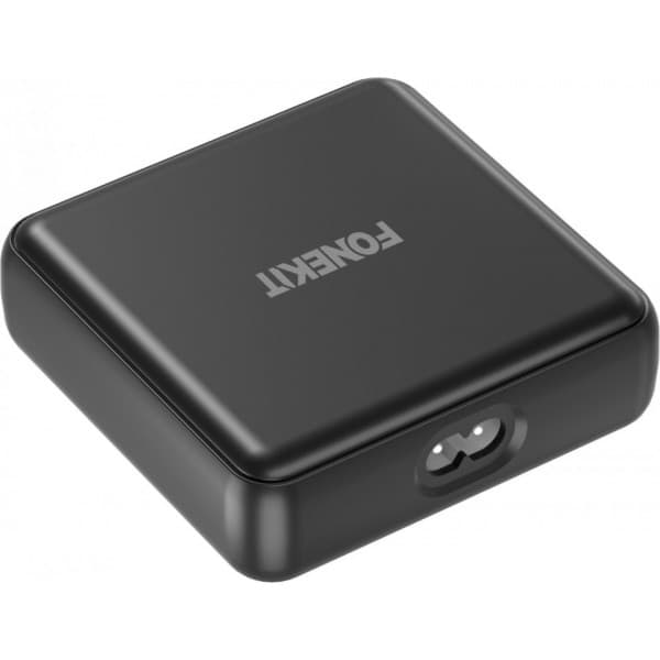 FoneKit GaN PD 200W -verkkovirtalaturi, USB-A + 5 x USB-C, musta