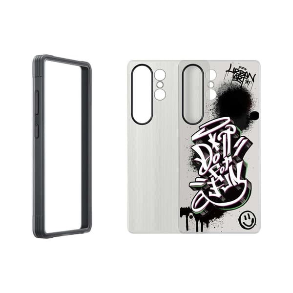 Samsung Flipsuit-etui til Galaxy S25 Ultra - Svart