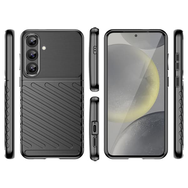Silikonskal till Samsung Galaxy S25+ - Svart