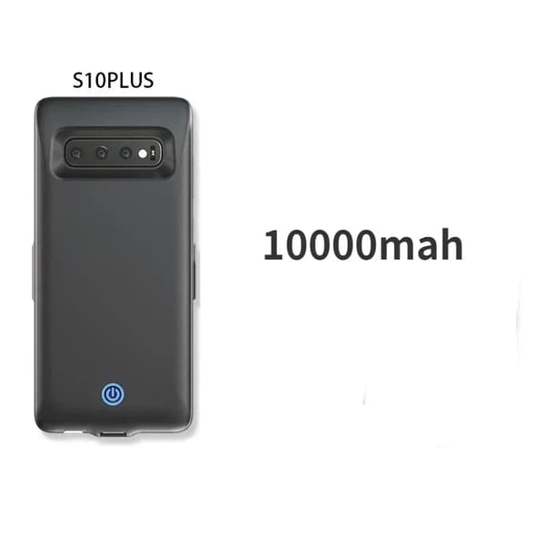 Batteriopladeretui til S10, 10000mAh strømkapacitet, kompatibel med S10E og S10 Plus,S10 Plus