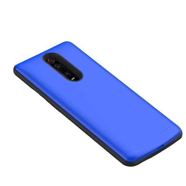 Power Bank Telefonetui, 6500mAh Kapacitet, Holdbart Silikone Materiale,K20Pro-Blue