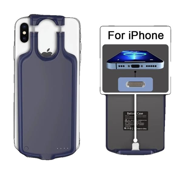 10000mAh Akulaturi, Sopii Erilaisille Laitteille, Joissa On Type-C Portti, Kestävä Muovinen Rakenne,sininen iphone10000mAh