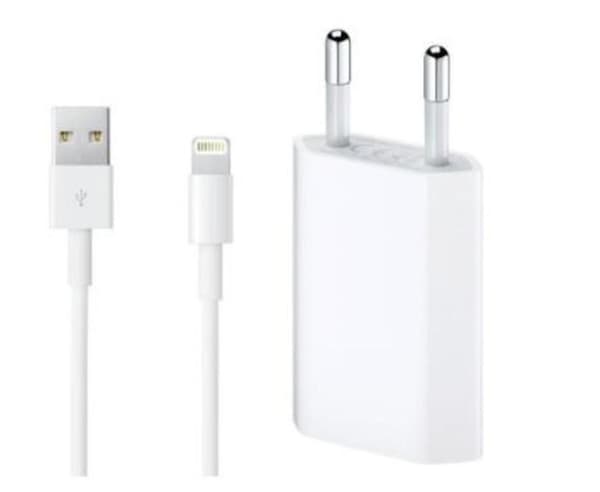 4st USB-adapter lightning-kabel Laddare för Apple iPhone