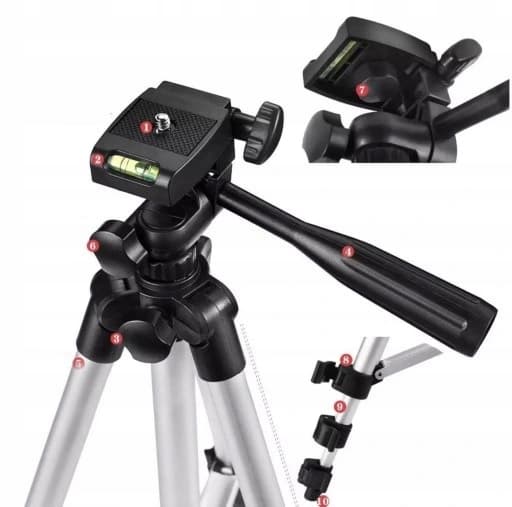 JALUSTA TRIPOD BLUETOOTH-KAUKOSÄÄTIMEN PUHELINPIDIN