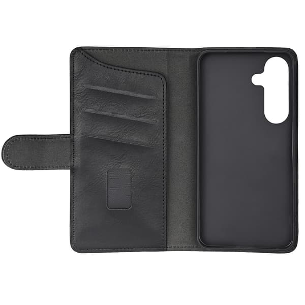 Gear Mobiltelefonveske med kortspor og stativfunksjon for Samsung S25 5G - Svart
