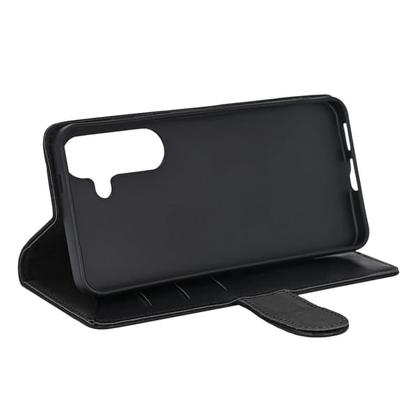 Gear Mobiltelefonveske med kortspor og stativfunksjon for Samsung S25 5G - Svart