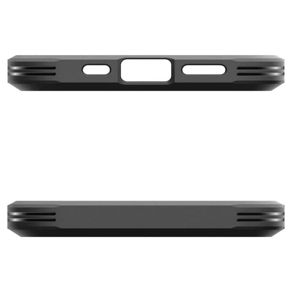 Spigen Tough Armor-etui med MagSafe for iPhone 16e - Svart