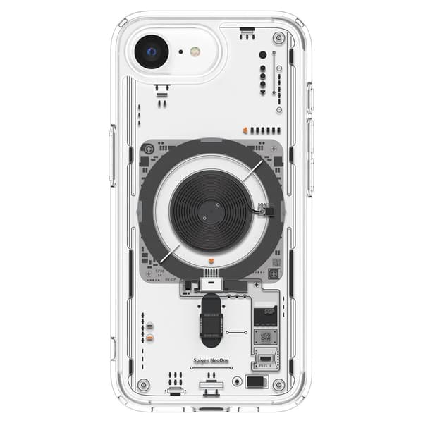 Spigen Ultra Hybrid MagSafe -kotelo iPhone 16e:lle - Kirkas
