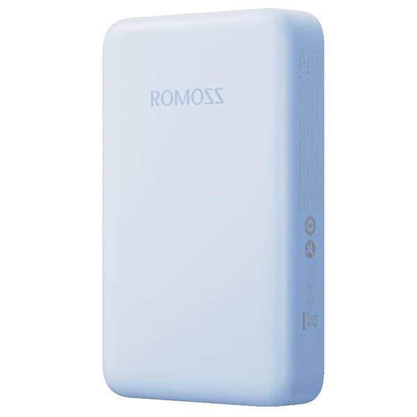 ROMOSS Magneettinen Power Bank, 10000mAh Langaton Lataus, USB Type C -sisääntulo,10000mah Sininen