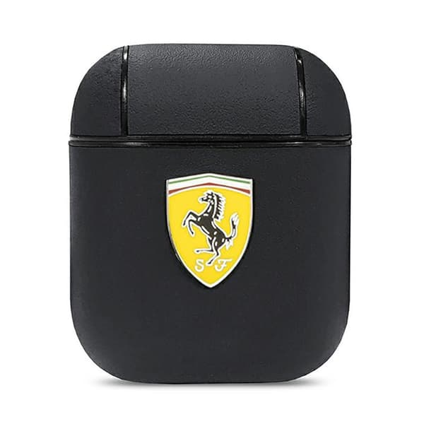 Ferrari On Track Læder - Etui til AirPods 1/2 gen (sort)
