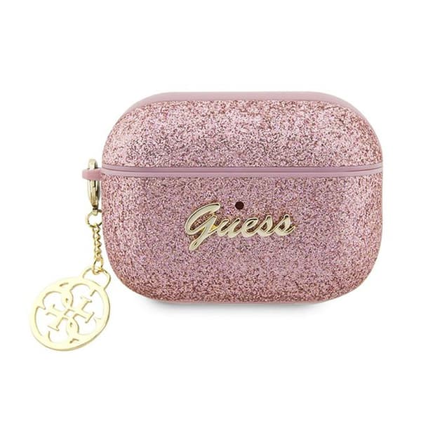 Guess 4G Glitter Flake - Fodral till Apple AirPods Pro 2 (rosa)