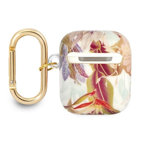 GuessFlower–koteloAirpodsille1/2gen(violetti)