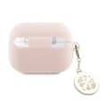 Miniatyrbild 2 av 2: Guess3DRubber4GDiamondCharm-FodralförAirPodsPro2(rosa)