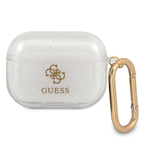 Guess Colored Glitter - Etui til Airpods Pro (gennemsigtig)