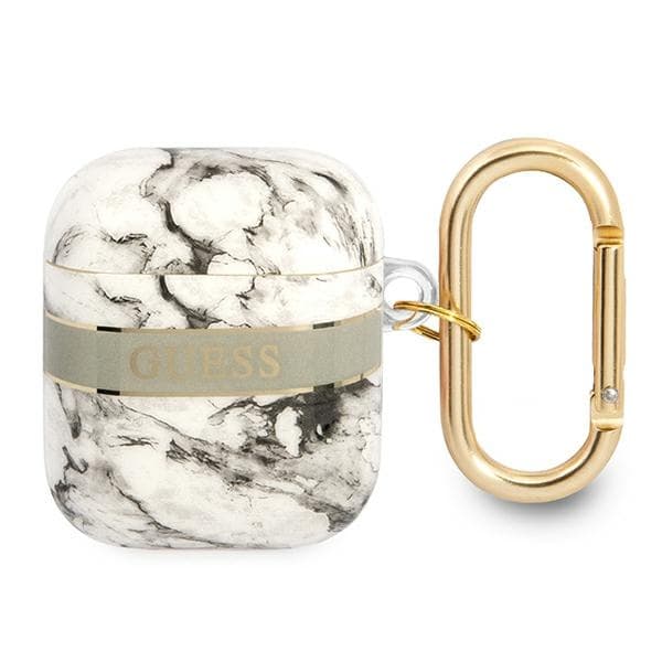 GuessMarbleStrap–koteloAirpods1/2gen(harmaa)