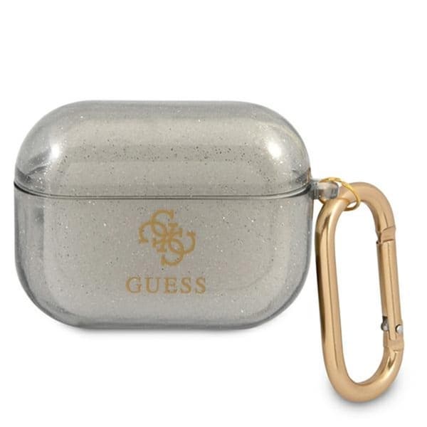Guess Colored Glitter - Kotelo Airpods Prolle (musta)