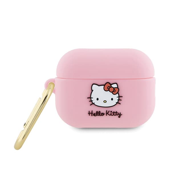 Hello Kitty Silikone 3D Kitty Head - Etui til AirPods Pro 2 (pink)