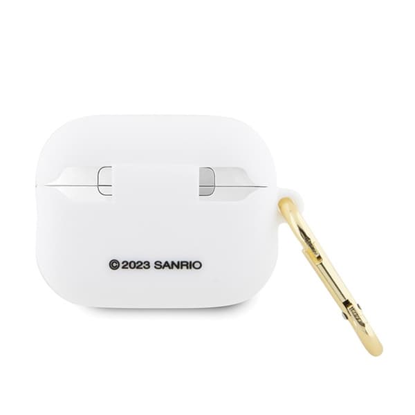 Hello Kitty Silikon 3D Kitty Head - Fodral för AirPods Pro 2 (vit)