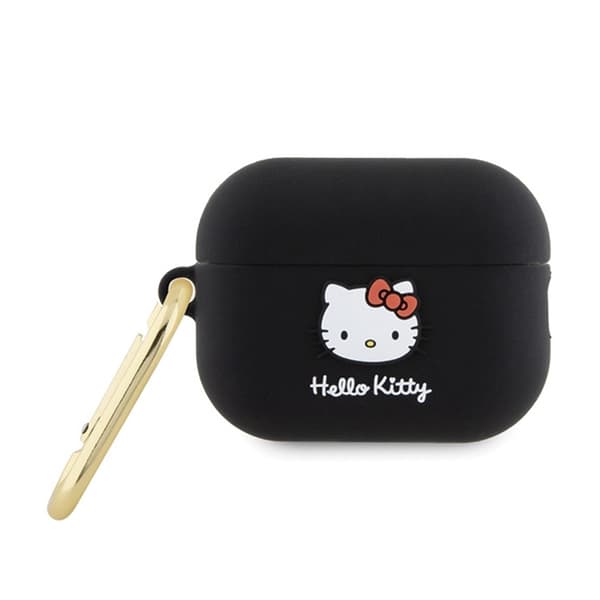 Hello Kitty Silikone 3D Kitty Head - Etui til AirPods Pro 2 (sort)