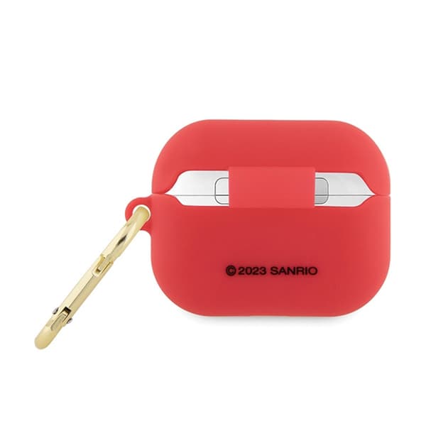 Hello Kitty Silikone 3D Kitty Head - Etui til AirPods Pro (fuchsia)