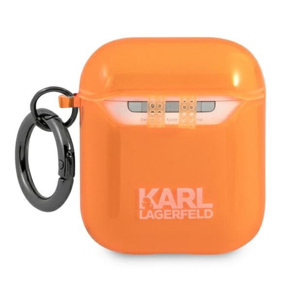 Karl Lagerfeld Choupette Head - Etui til Airpods (fluo orange)