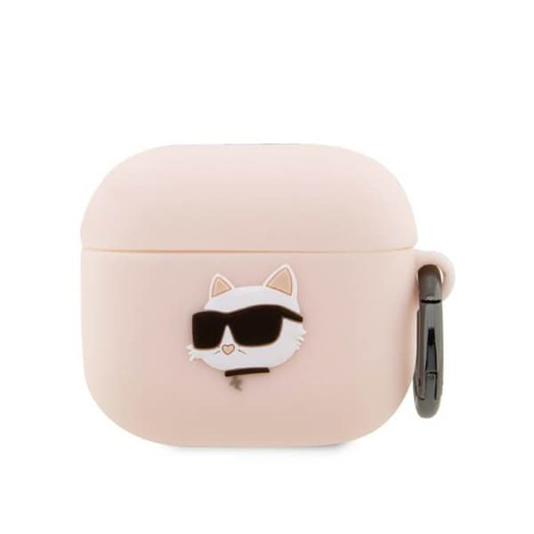 Karl Lagerfeld Silikone NFT Choupette Head 3D - AirPods 3 etui (pink)