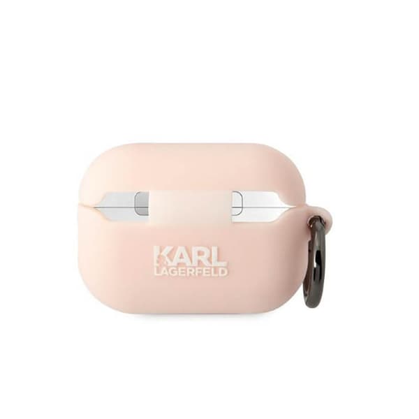 Karl Lagerfeld Silikon NFT Choupette Head 3D - AirPods Pro 2 Fodral (rosa)