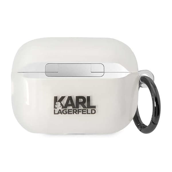 Karl Lagerfeld NFT Ikonik Choupette Head - Fodral för Apple AirPods Pro 2 (Transparent)