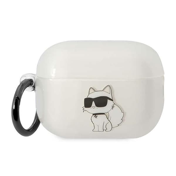 Karl Lagerfeld NFT Ikonik Choupette Head - Fodral för Apple AirPods Pro 2 (Transparent)