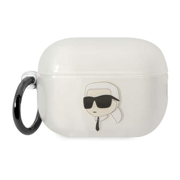 Karl Lagerfeld NFT Ikonik Karl Head - Etui til Apple AirPods Pro 2 (gennemsigtig)