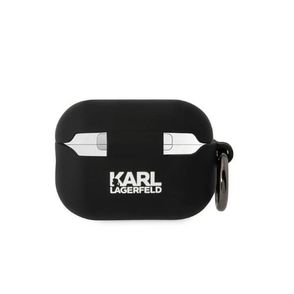 KarlLagerfeldSilikoneNFTKarlHead3D-AirPodsPro2etui(sort)