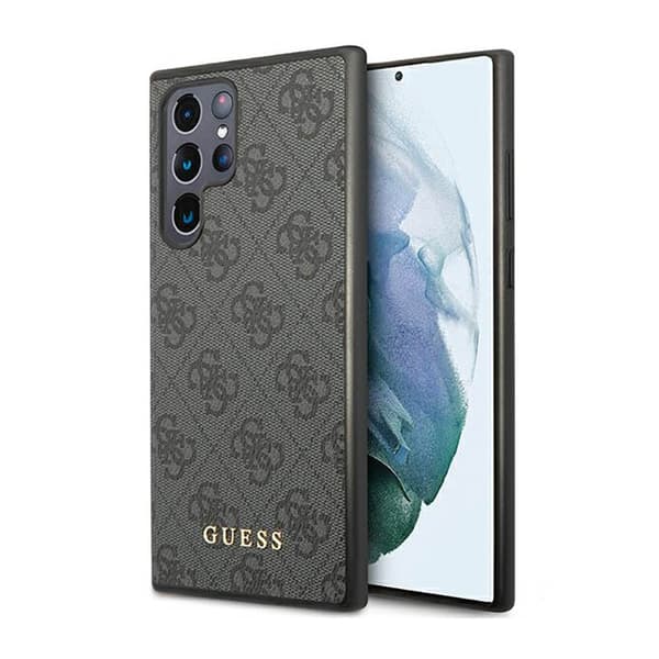 Guess4Gmetallogo-etuitilSamsungGalaxyS23Ultra(grå)