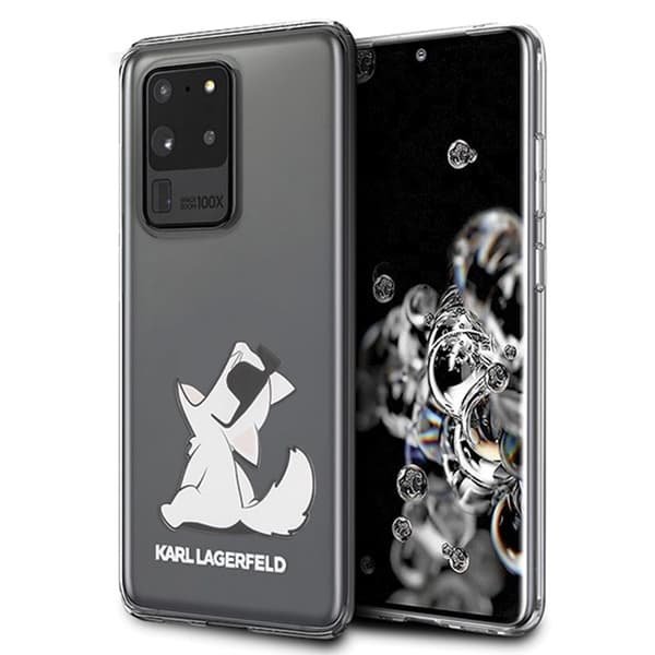KarlLagerfeldChoupettehauskataurinkolasit-SuojakuoriSamsungGalaxyS20Ultralle(läpinäkyvä)