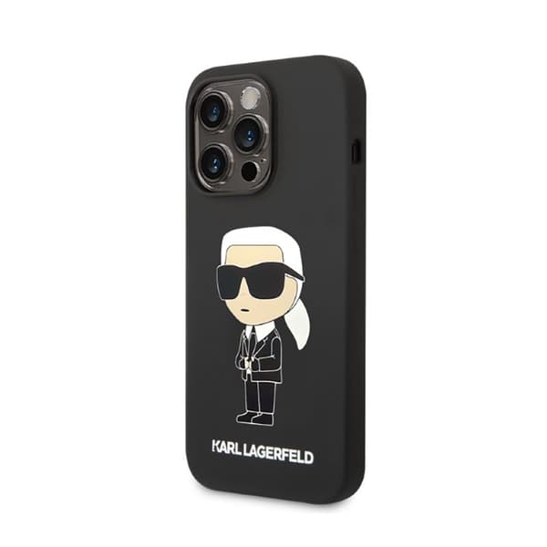 KarlLagerfeldSiliconeNFTIkonik-KoteloiPhone14ProMaxille(musta)
