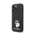 Miniatyrbild 2 av 2: Karl Lagerfeld Silicone NFT Choupette - Case for iPhone 14 Pro Max (Black)