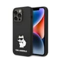 Miniatyrbild 1 av 2: Karl Lagerfeld Silicone NFT Choupette - Case for iPhone 14 Pro Max (Black)