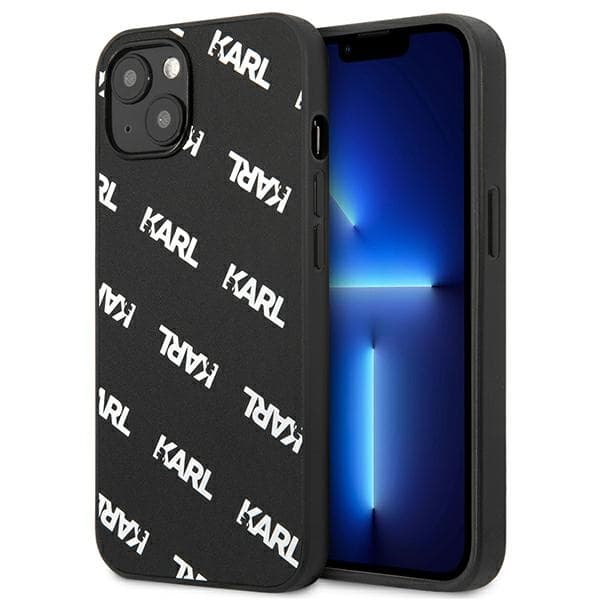 KarlLagerfeldAllover-CovertiliPhone13Mini(sort)