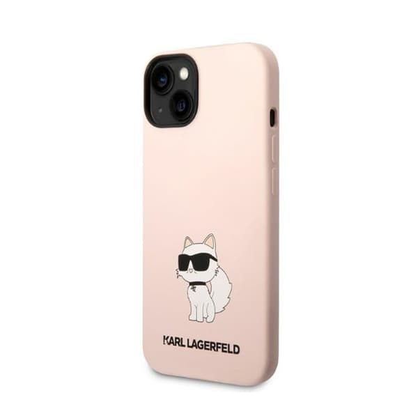 KarlLagerfeldSilikoneNFTChoupette-EtuitiliPhone14Plus(Pink)